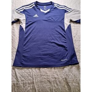 Boys Adidas Blue Climacool Shirt Size 11-12